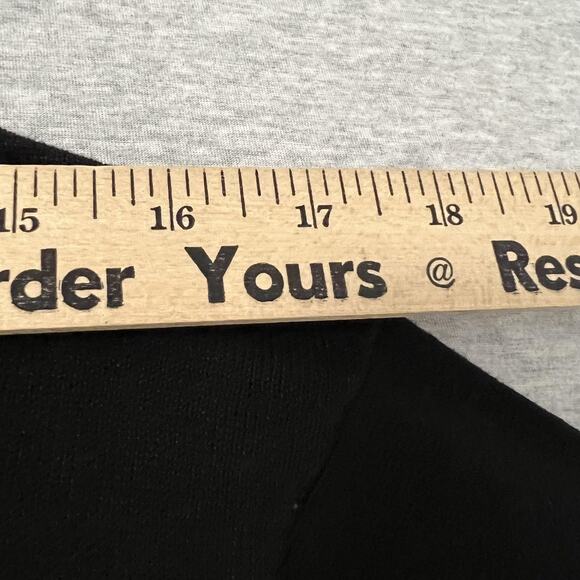 Vintage Kenneth Cole Sweater Mens Medium Black Brown Long Sleeve Collar Pullover - Picture 13 of 15